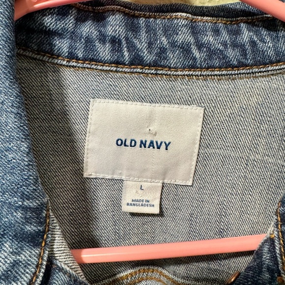 Old Navy Women's Classic Blue Jean Jacket - Picture 2 of 3
